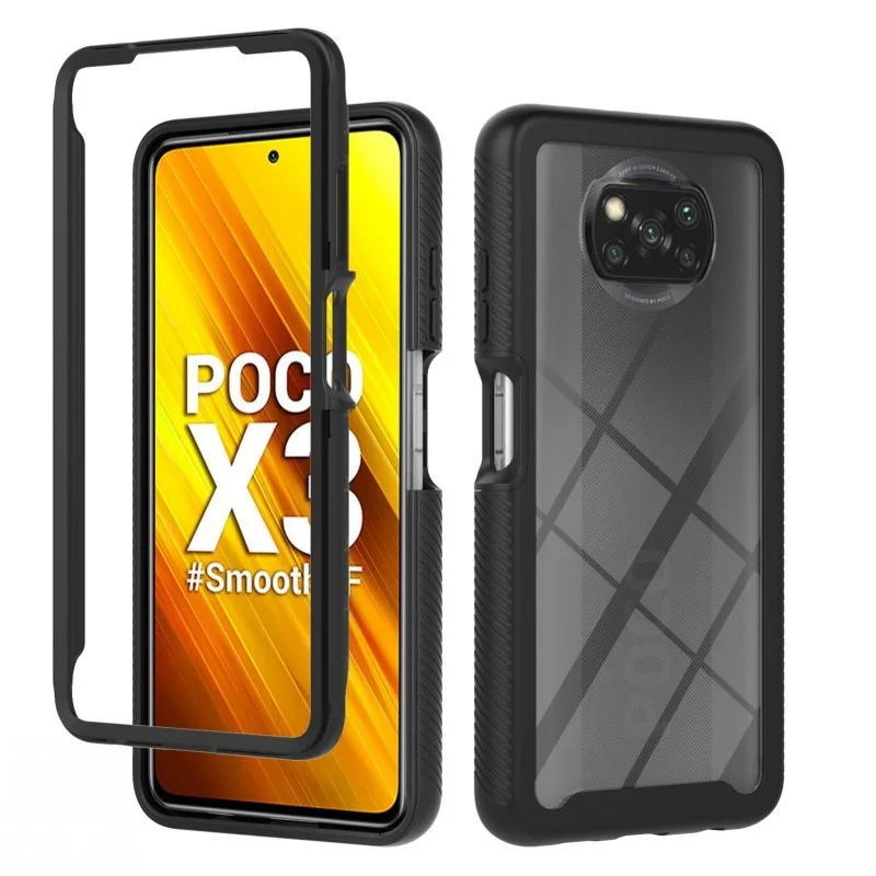 Shockproof Case For Xiaomi POCO X3 NFC MI 10T Pro Note 10 Lite Redmi Note 9 Pro 9S Cover 3 in 1 Transparent Protection Bumper
Shockproof Case For Xiaomi POCO X3 NFC MI 10T Pro Note 10 Lite Redmi Note 9 Pro 9S Cover 3 in 1 Transparent Protection Bumper