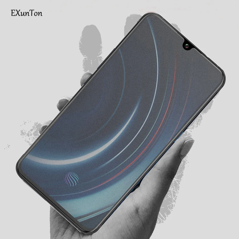 Закаленное стекло Exunton для Huawei P30 Lite Nova 4e полностью покрывающее матовое