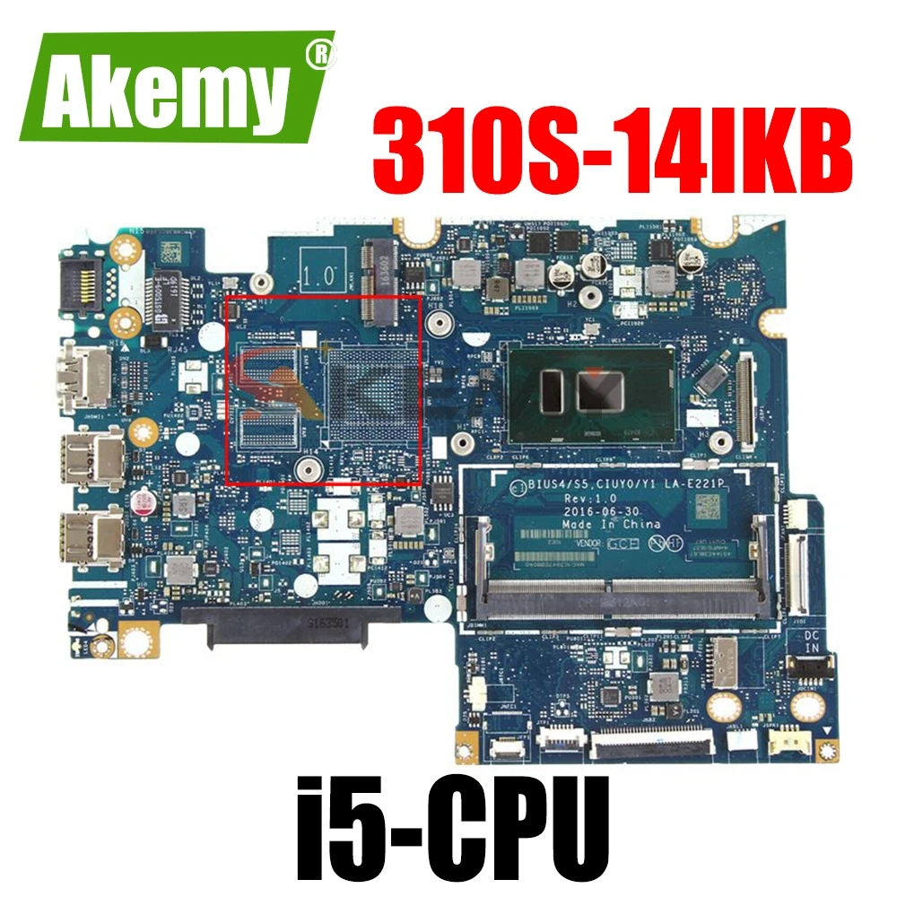 Для Lenovo Yoga 310S-14IKB 510-14IKB FLEX 4 1480 оригинальная материнская плата для ноутбука BIUS4/S5,CIUY0/Y1 LA-E221P 5B20M32744 W/ i5-CPU
Для Lenovo Yoga 310S-14IKB 510-14IKB FLEX 4 1480 оригинальная материнская плата для ноутбука BIUS4/S5,CIUY0/Y1 LA-E221P 5B20M32744 W/ i5-CPU