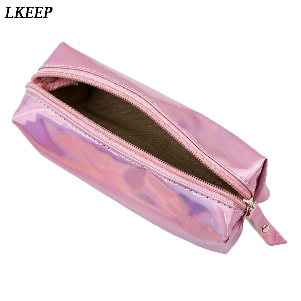

Laser Make Up Bag Makeup Bag Pink Fanny Pack Girls Toiletry Bag Travel Organizer Mini Women Handbags Zipper Cosmetic Bags