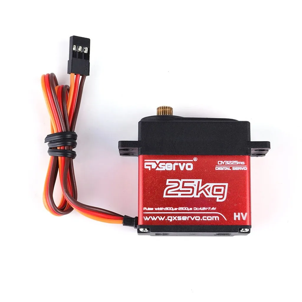25KG 270 Degree High Torque RC Digital Servo - Miuezuth Waterproof Full Metal Gear Servo Motor with 25T Servo Horn for RC Roboti
25KG 270 Degree High Torque RC Digital Servo - Miuezuth Waterproof Full Metal Gear Servo Motor with 25T Servo Horn for RC Roboti