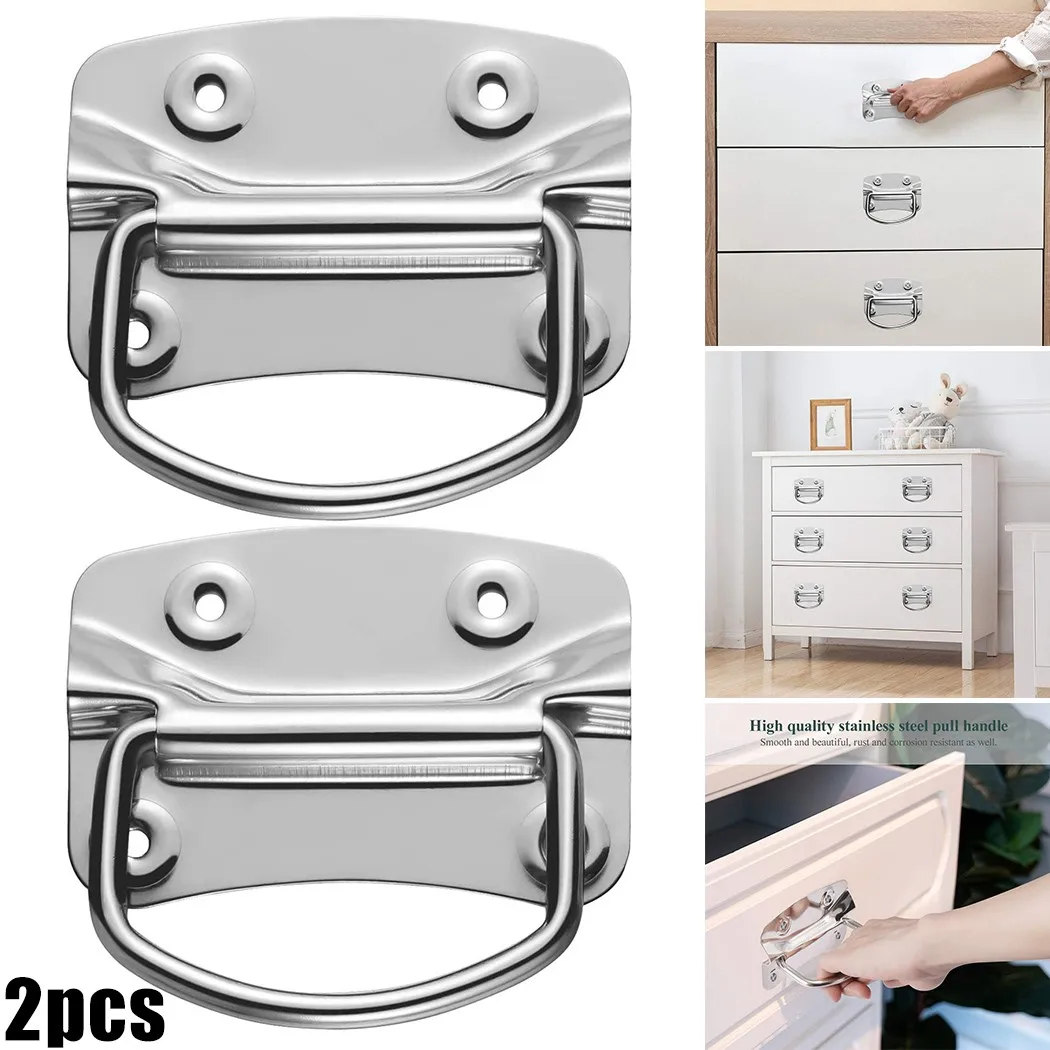 2pc Toolbox Door Cabinet Box Spring Loaded Stainless Steel Puller Chest Handle 10*7cm
2pc Toolbox Door Cabinet Box Spring Loaded Stainless Steel Puller Chest Handle 10*7cm