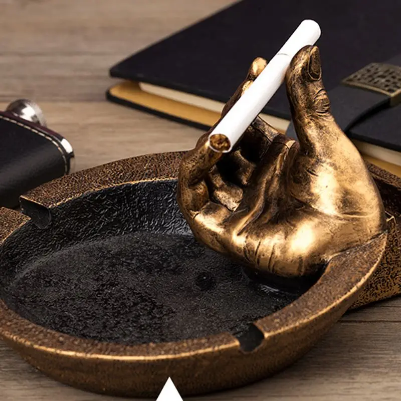 Hand Shaped Ashtray Creative Smoking Pipe Ashtray with Hand Personality Resin Ash Tray Cigarette Holder Phone Bracket Home Decor
Hand Shaped Ashtray Creative Smoking Pipe Ashtray with Hand Personality Resin Ash Tray Cigarette Holder Phone Bracket Home Decor