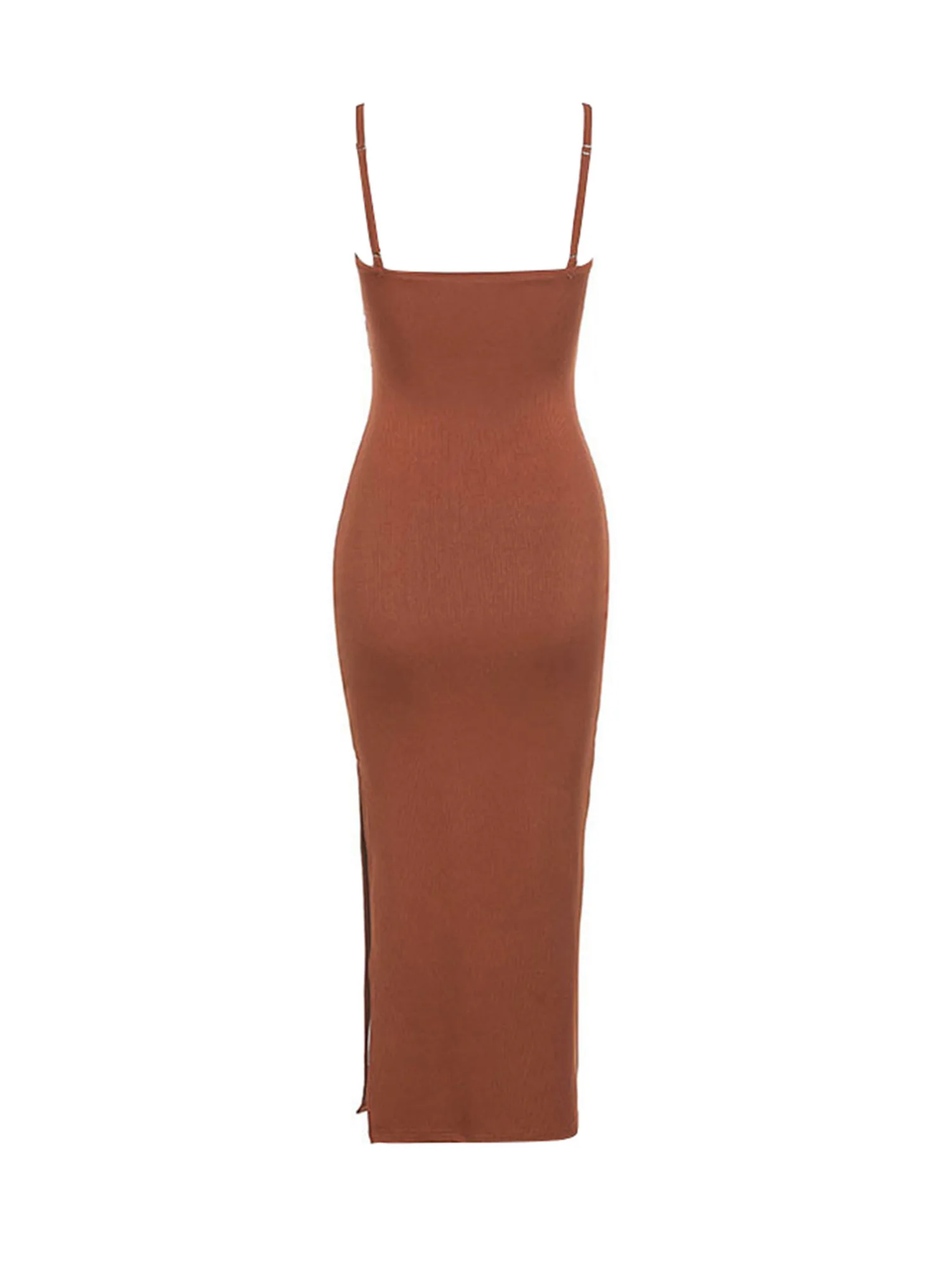 Women's Solid Color Slimming Long Dress Sleeveless Low Neck Hollowed Side Split Sling Skirt For Summer
Women's Solid Color Slimming Long Dress Sleeveless Low Neck Hollowed Side Split Sling Skirt For Summer