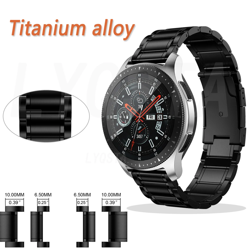 Titanium Alloy Straps Watchband Bracelet For Xiaomi Huami Amazfit GTR 47mm Wriststrap For Samsung Galaxy Watch/Gear S3 Frontier
Titanium Alloy Straps Watchband Bracelet For Xiaomi Huami Amazfit GTR 47mm Wriststrap For Samsung Galaxy Watch/Gear S3 Frontier
