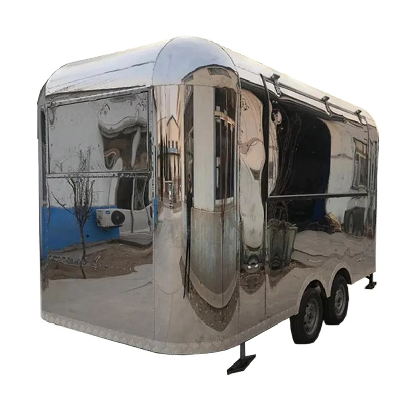 Stainless Steel Mobile Food Van Trailer 4 Wheels Fast Food Cart Outdoor Food Kiosk Street Catering Trolley Cart
Stainless Steel Mobile Food Van Trailer 4 Wheels Fast Food Cart Outdoor Food Kiosk Street Catering Trolley Cart
