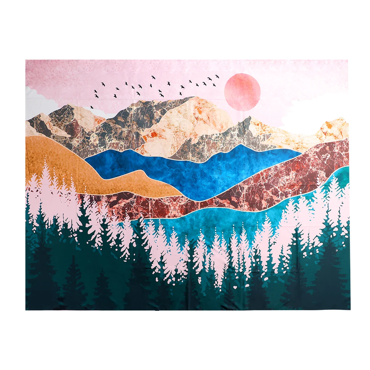 Sunset Tapestry Forest Tree Tapestry Cloth Wall Psychedelic Nature Landscape Tapestry Decoration For Bedroom Living Room
Sunset Tapestry Forest Tree Tapestry Cloth Wall Psychedelic Nature Landscape Tapestry Decoration For Bedroom Living Room