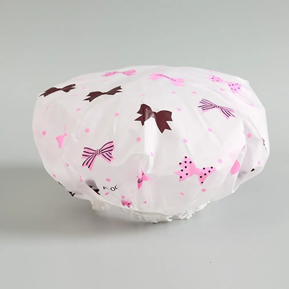 1PC Waterproof Shower Cap Thicken Lovely Bath Hat Solid Color One-Off Elastic Bathing Cap Bathroom Accessories for Women
1PC Waterproof Shower Cap Thicken Lovely Bath Hat Solid Color One-Off Elastic Bathing Cap Bathroom Accessories for Women
