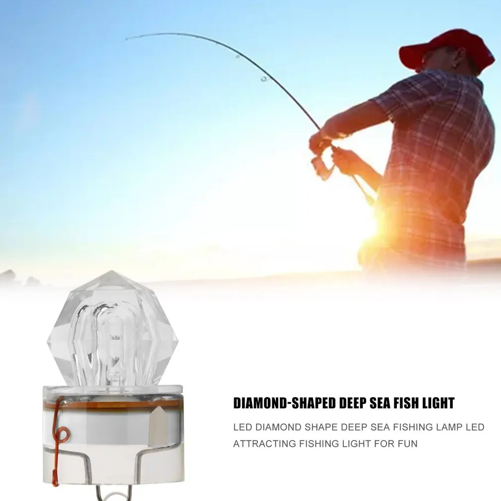 5 Colors LED Deep Underwater Diamond Fishing Flashing Light Bait Lure Squid Strobe
5 Colors LED Deep Underwater Diamond Fishing Flashing Light Bait Lure Squid Strobe