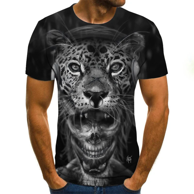 Boutique 3D printing summer t-shirts high-definition animal print men's t-shirts children's fashion casual sports short sleeves
Boutique 3D printing summer t-shirts high-definition animal print men's t-shirts children's fashion casual sports short sleeves