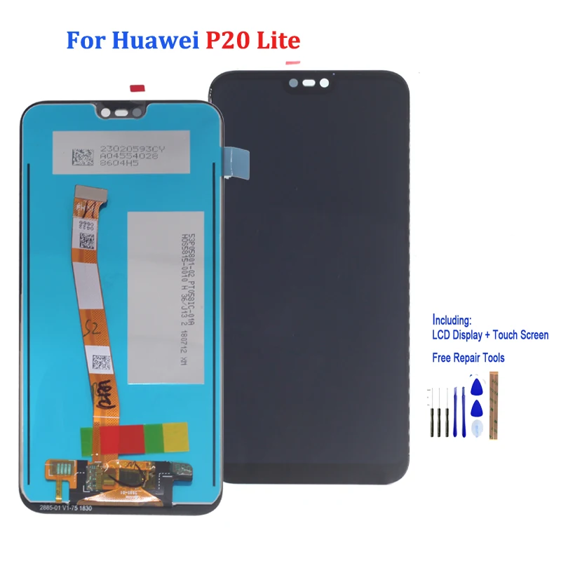 Display For Huawei P20 Lite Original LCD Display Touch Screen Digitizer Assembly For Huawei P20 Lite
Display For Huawei P20 Lite Original LCD Display Touch Screen Digitizer Assembly For Huawei P20 Lite