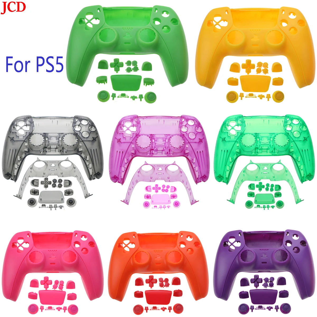 JCD For PS5 Controller Housing Shell Replacement Part For PS5 Gamepad Handle Cover Case & Complete Set of Button Accessories
JCD For PS5 Controller Housing Shell Replacement Part For PS5 Gamepad Handle Cover Case & Complete Set of Button Accessories