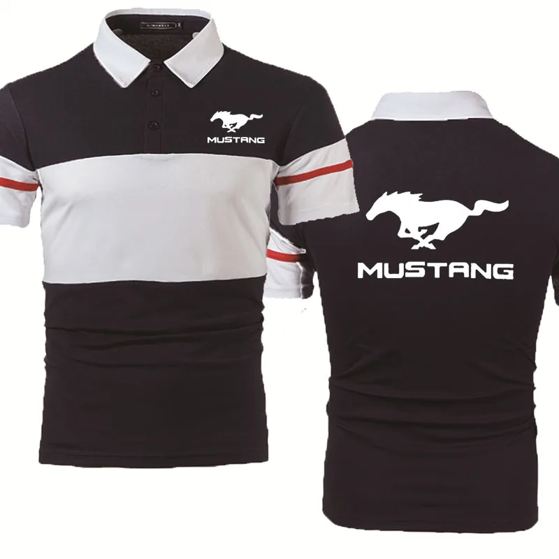 Summer Men's POLO shirt Mustang Car Logo Casual Short Sleeve High Quality Splicing Cotton Men's Short Sleeve
Summer Men's POLO shirt Mustang Car Logo Casual Short Sleeve High Quality Splicing Cotton Men's Short Sleeve