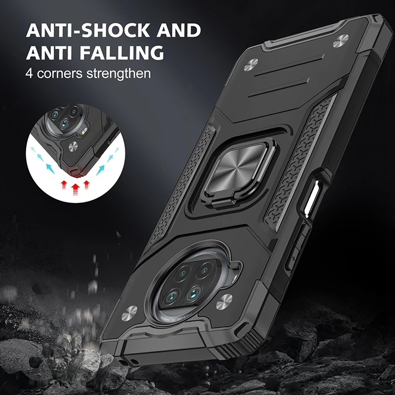 Magnetic Metal Finger Ring Holder Shockproof Case For Xiaomi Mi 10T Lite Armor Bumper Defender Magnet Back Cover For Mi 10T Pro
Magnetic Metal Finger Ring Holder Shockproof Case For Xiaomi Mi 10T Lite Armor Bumper Defender Magnet Back Cover For Mi 10T Pro