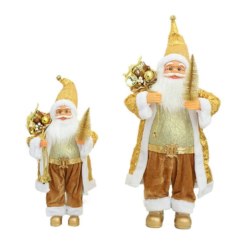 Рождественский Блестящий халат с блестками, кукла Санта-Клауса, плюшевые статуэтки, предмет Рождества, коллекционный стол
Рождественский Блестящий халат с блестками, кукла Санта-Клауса, плюшевые статуэтки, предмет Рождества, коллекционный стол