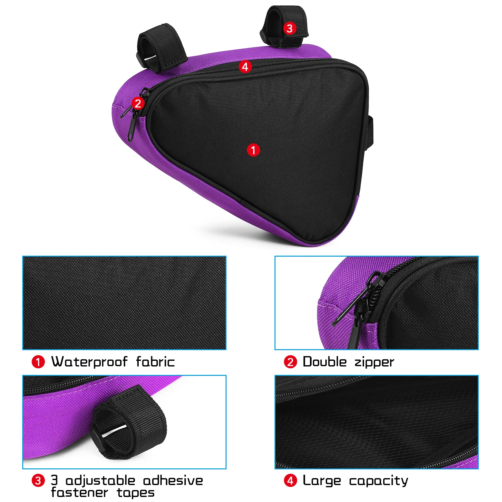 Bike Bicycle Bag Front Tube Frame Handlebar Polyester Waterproof Cycling Bags Triangle Pouch Frame Holder Bicycle Accessories
Bike Bicycle Bag Front Tube Frame Handlebar Polyester Waterproof Cycling Bags Triangle Pouch Frame Holder Bicycle Accessories