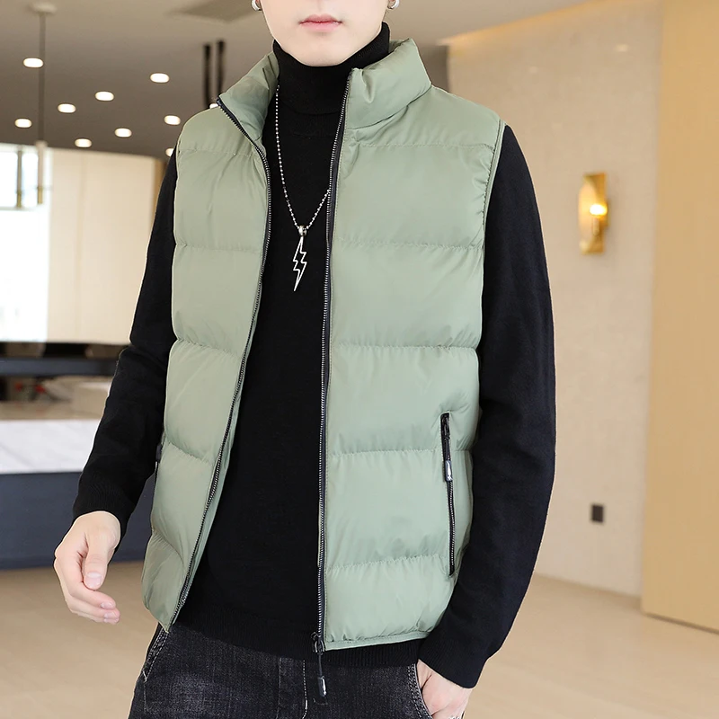 2020 Mens Winter Vest Down Vest Male Casual Waistcoat Sleeveless Jackets Thick Warm Brand Clothing Plus Size M-6XL hommes veste
2020 Mens Winter Vest Down Vest Male Casual Waistcoat Sleeveless Jackets Thick Warm Brand Clothing Plus Size M-6XL hommes veste