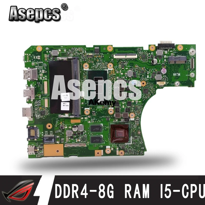Asepcs X556UV материнская плата для ноутбука For Asus X556UQ X556UB X556UR X556U X556 тест оригинальная