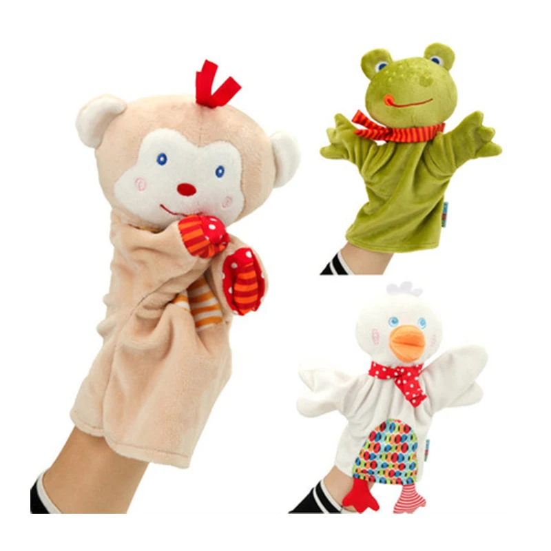 Cute Cartoon Animal Duck Monkey Hand Puppet Parent-Child Interaction Finger Puppet Plush Doll Educational Baby Toys
Cute Cartoon Animal Duck Monkey Hand Puppet Parent-Child Interaction Finger Puppet Plush Doll Educational Baby Toys