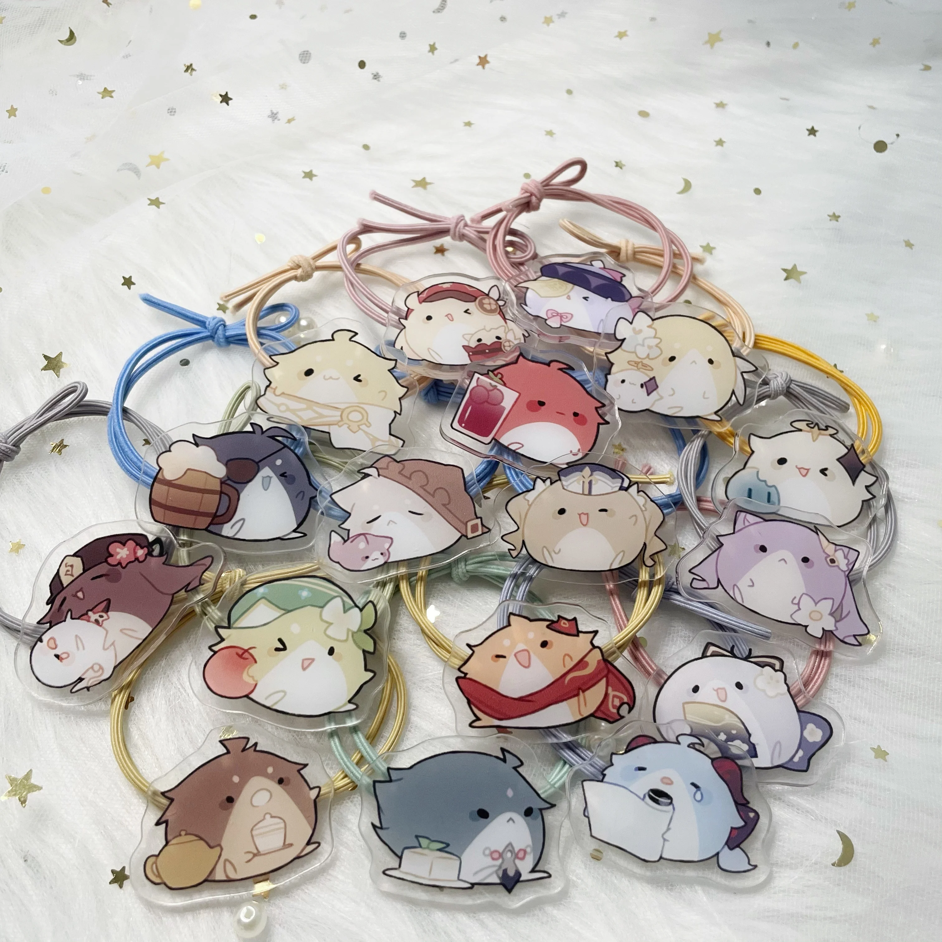 Game Genshin Impact Ganyu Klee Zhongli Xiao Diluc Hu Tao Acrylic Cute Head Rope Headwear Hair Accessories Hair Ring Cosplay
Game Genshin Impact Ganyu Klee Zhongli Xiao Diluc Hu Tao Acrylic Cute Head Rope Headwear Hair Accessories Hair Ring Cosplay
