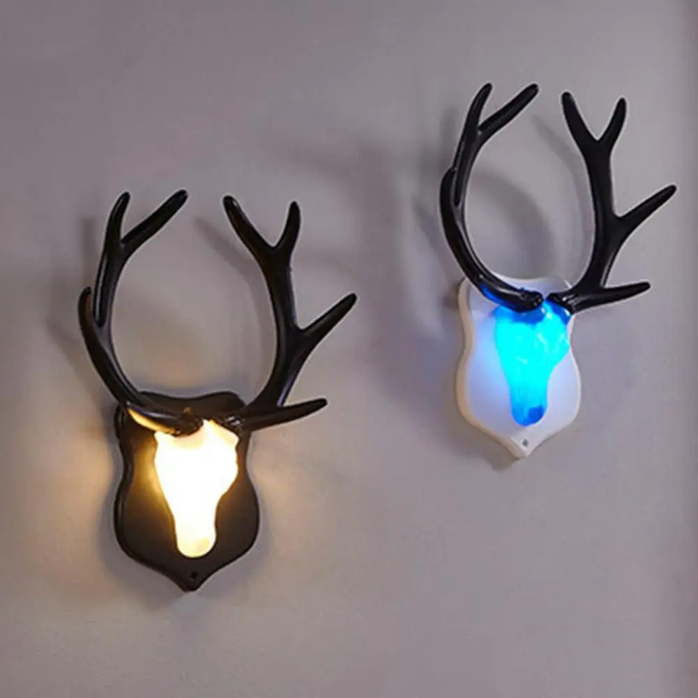 Wall Light Visual Effect Multi-use ABS Deer Head Antler Wall Mount Hanging Lamp for Living Room
Wall Light Visual Effect Multi-use ABS Deer Head Antler Wall Mount Hanging Lamp for Living Room