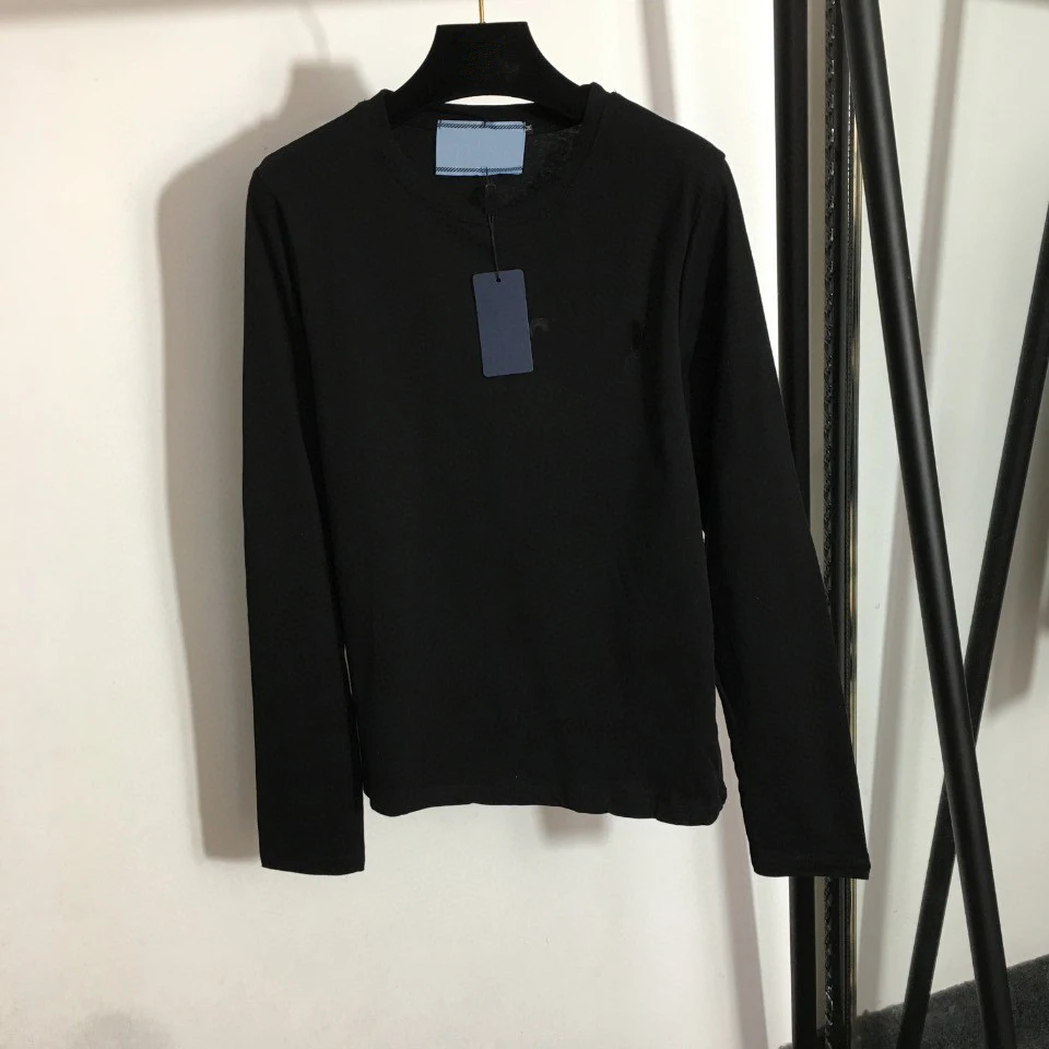 High Quality Luxury Autumn Sexy Women New Triangle Logo LOGO Round Neck Long Sleeve T-shirt Tops
High Quality Luxury Autumn Sexy Women New Triangle Logo LOGO Round Neck Long Sleeve T-shirt Tops