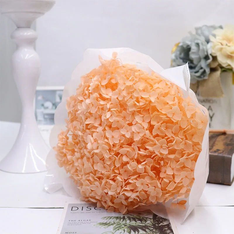 Luxury Eternal Hydrangea Branch Real Dried Natural Flowers Home Wedding DIY Flower Garland Decoration Table Fleur Artificielle
Luxury Eternal Hydrangea Branch Real Dried Natural Flowers Home Wedding DIY Flower Garland Decoration Table Fleur Artificielle