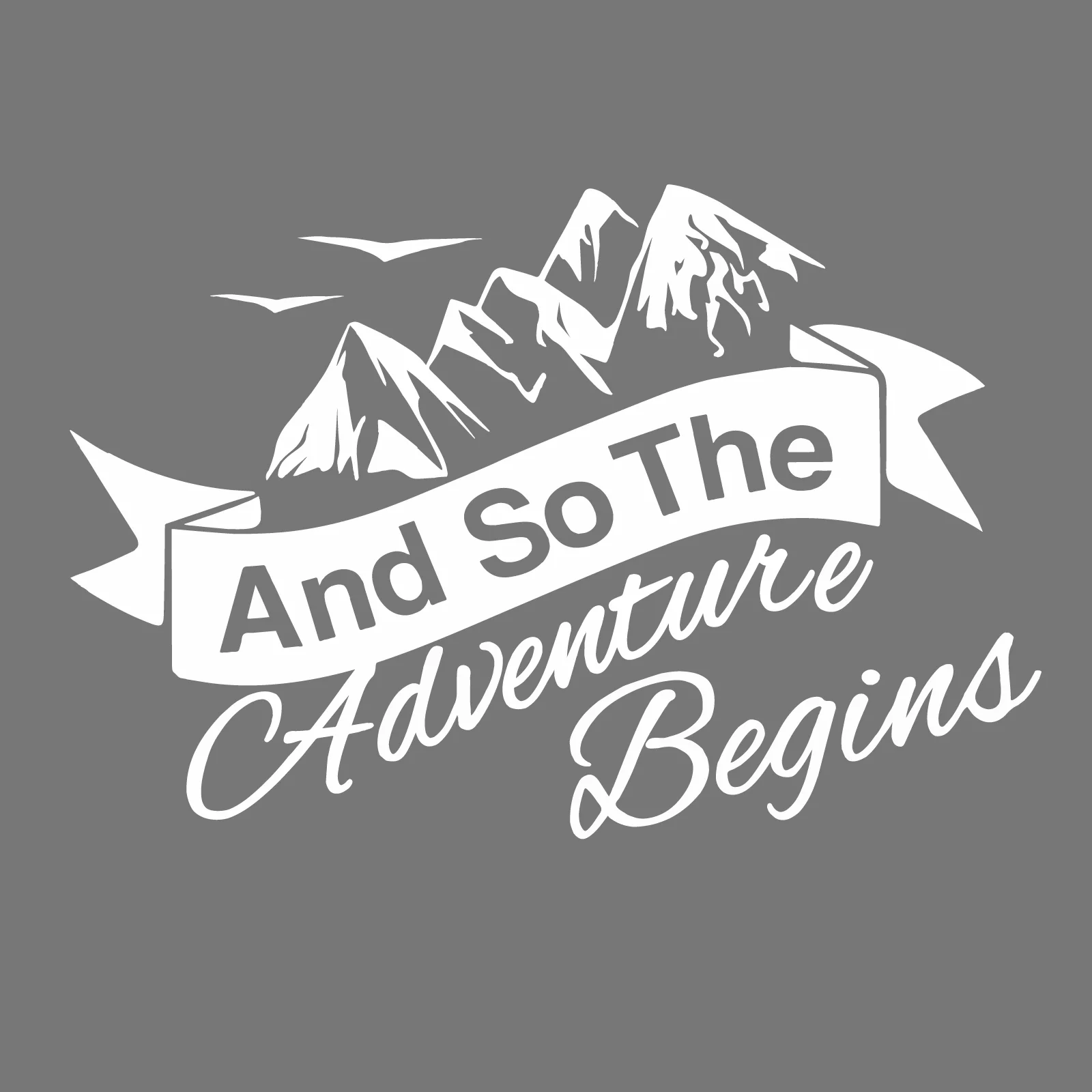 And So The Adventure Begins Car Caravan Camper Van Laptop Vinyl Decal Sticker
And So The Adventure Begins Car Caravan Camper Van Laptop Vinyl Decal Sticker