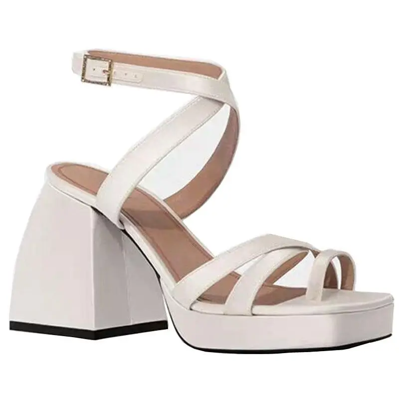 Summer fashion leather open toe thi heel thi bottom waterproof platform sandals French large feet high heel women's
Summer fashion leather open toe thi heel thi bottom waterproof platform sandals French large feet high heel women's