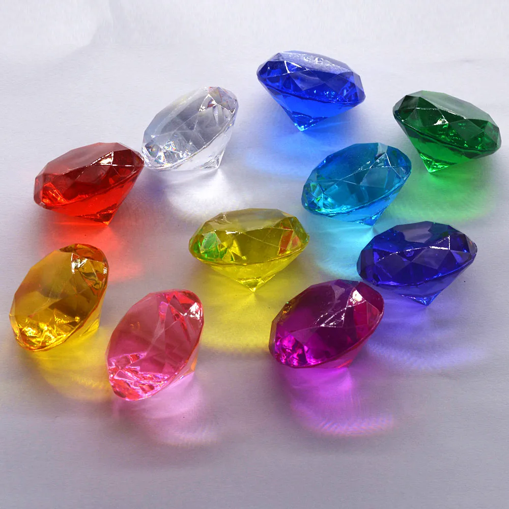 40mm Big Plastic Diamond Party Decoration Crystal Large Diamonds Proposal Home Decor Ornaments Gifts Birthday Christmas 
40mm Big Plastic Diamond Party Decoration Crystal Large Diamonds Proposal Home Decor Ornaments Gifts Birthday Christmas
