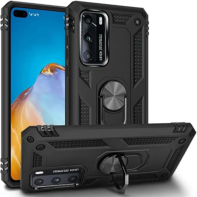 Armor Shockproof Silicone Metal Ring Case For Huawei Honor 20 10 9X Y9S P40 P30 lite Pro Car Ring Stand Holder Protective Case
Armor Shockproof Silicone Metal Ring Case For Huawei Honor 20 10 9X Y9S P40 P30 lite Pro Car Ring Stand Holder Protective Case