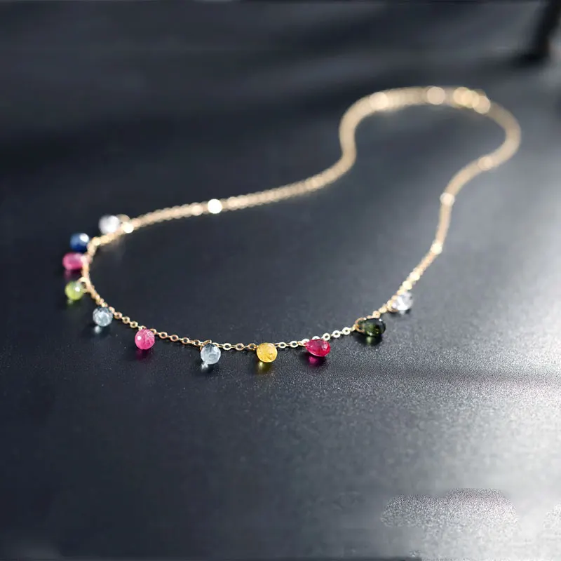 DAIMI из 14-каратного золота с инъекции Цвет сапфир натуральная Подвеска из драгоценных камней Небесно Цвет Baoran Звездное ключица цепочка Ожере...
DAIMI из 14-каратного золота с инъекции Цвет сапфир натуральная Подвеска из драгоценных камней Небесно Цвет Baoran Звездное ключица цепочка Ожере...