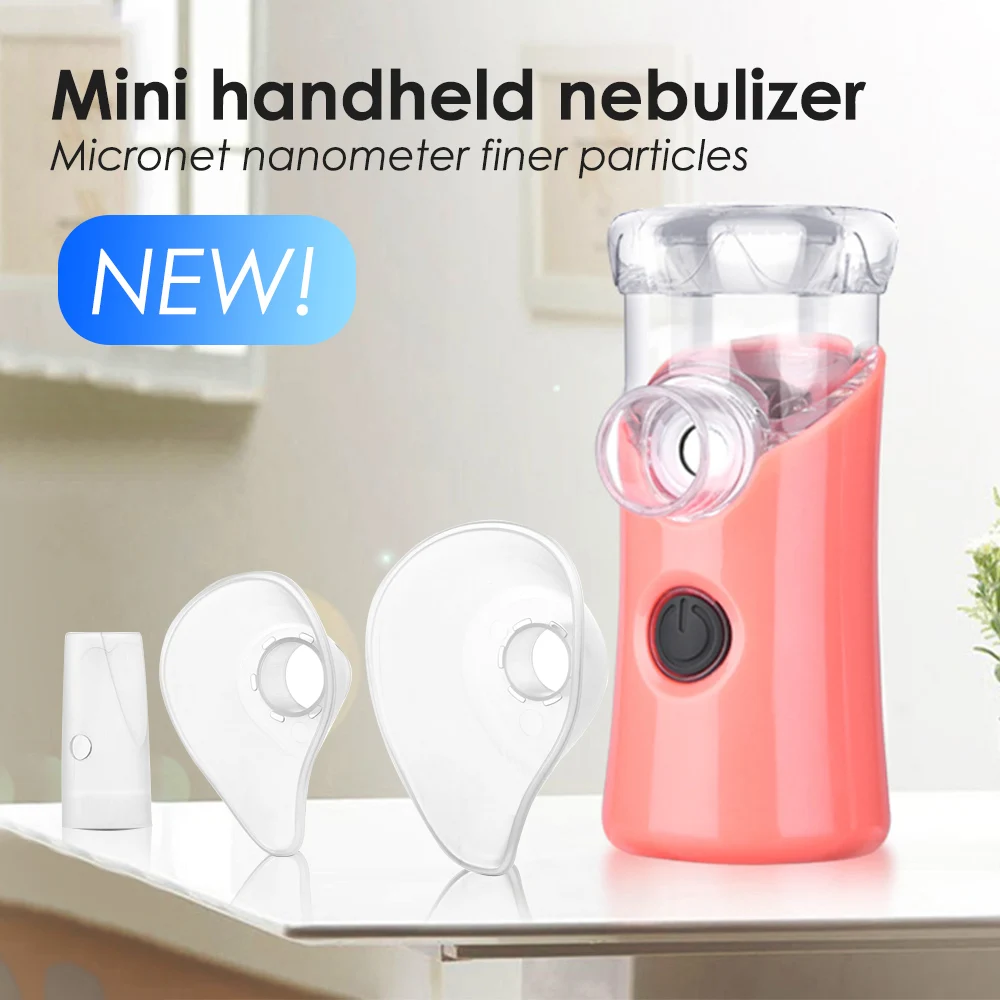 Medical Handheld Nebulizer health Mini Silent nebulizador Inhaler Portable Adult Atomizer Kid Rechargeable Respirator nebulizers
Medical Handheld Nebulizer health Mini Silent nebulizador Inhaler Portable Adult Atomizer Kid Rechargeable Respirator nebulizers