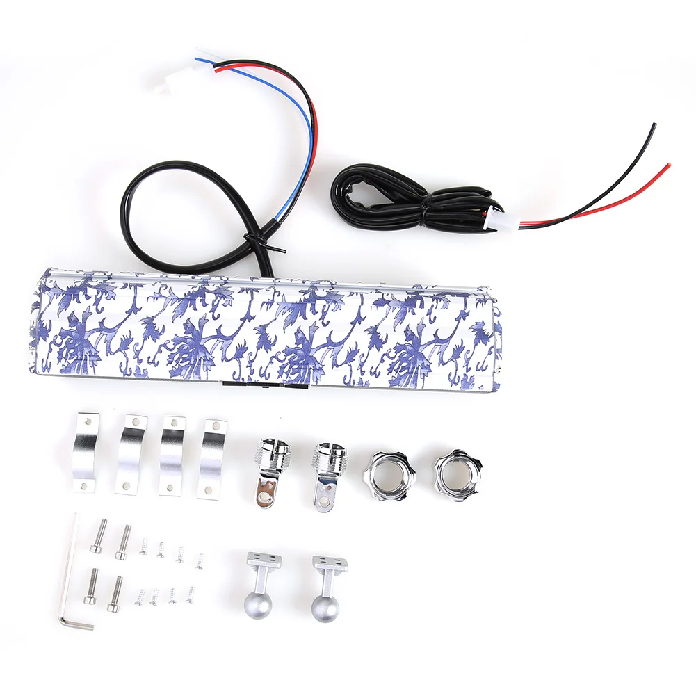 DC 12V Waterproof Motorcycle Handlebar Audio Amplifier Stereo Speaker System LED Display Light Strip Accessories
DC 12V Waterproof Motorcycle Handlebar Audio Amplifier Stereo Speaker System LED Display Light Strip Accessories