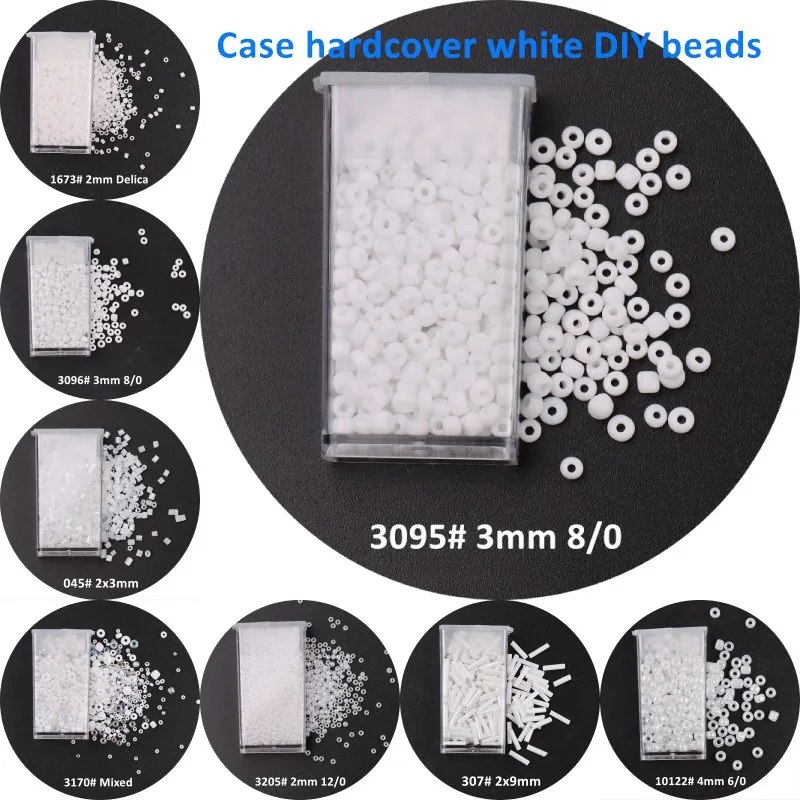 1 Bottle White Czech Glass Seed Beads Bulk Small Bead Bugle Tube For DIY Bracelet Handicraft Garments Jewelry Making Supplies
1 Bottle White Czech Glass Seed Beads Bulk Small Bead Bugle Tube For DIY Bracelet Handicraft Garments Jewelry Making Supplies