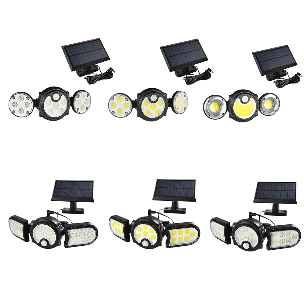 Solar Lamp 3-Head Rotatable Garden Induction Light Waterproof Outdoor Motion Sensor Security Wall Lamp for Outdoor Garden
Solar Lamp 3-Head Rotatable Garden Induction Light Waterproof Outdoor Motion Sensor Security Wall Lamp for Outdoor Garden