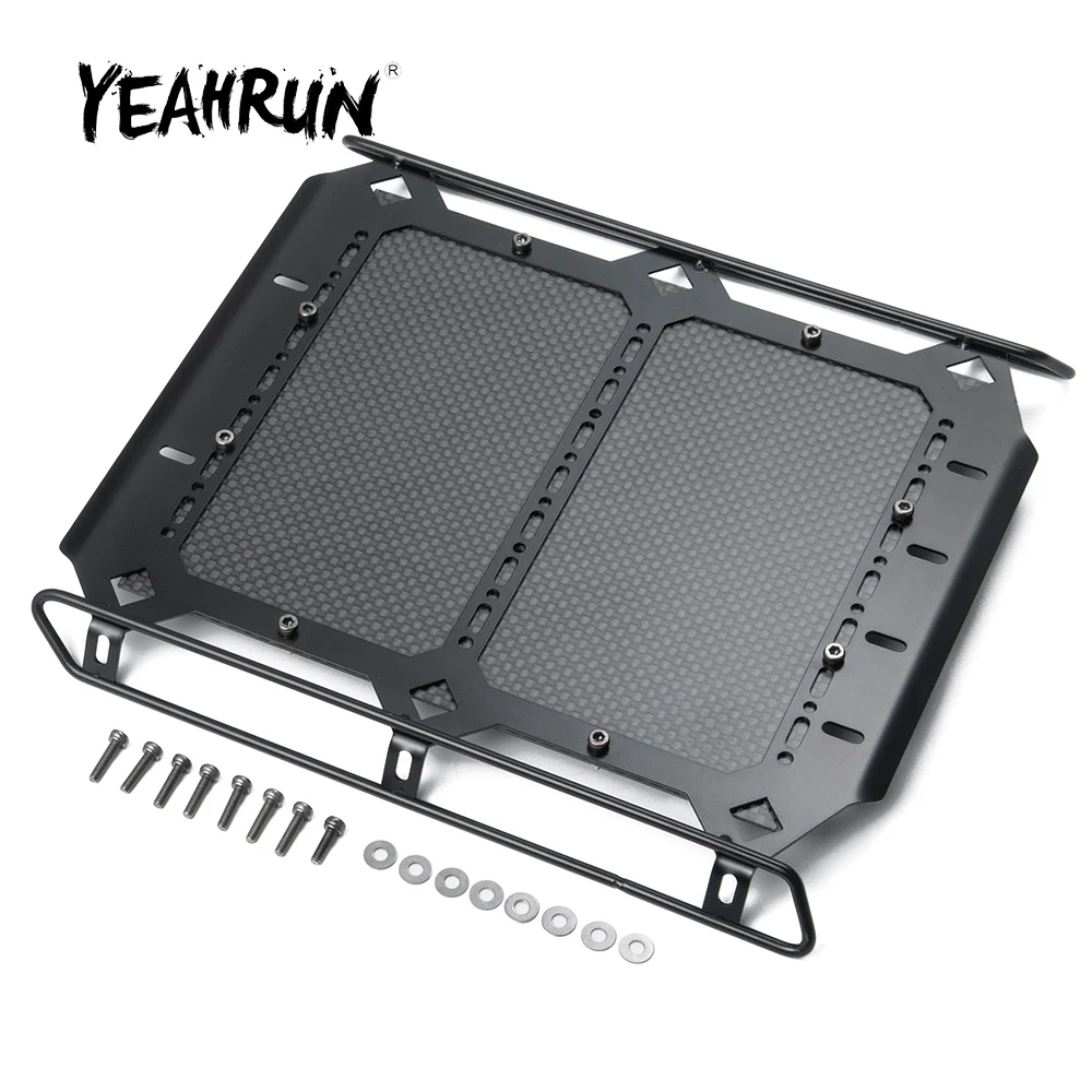 YEAHRUN Metal Carbon Fibre Luggage Rack with Antiskid Plate for TRAXXAS TRX6 G63 1/10 RC Climbing Car Upgrade Parts
YEAHRUN Metal Carbon Fibre Luggage Rack with Antiskid Plate for TRAXXAS TRX6 G63 1/10 RC Climbing Car Upgrade Parts