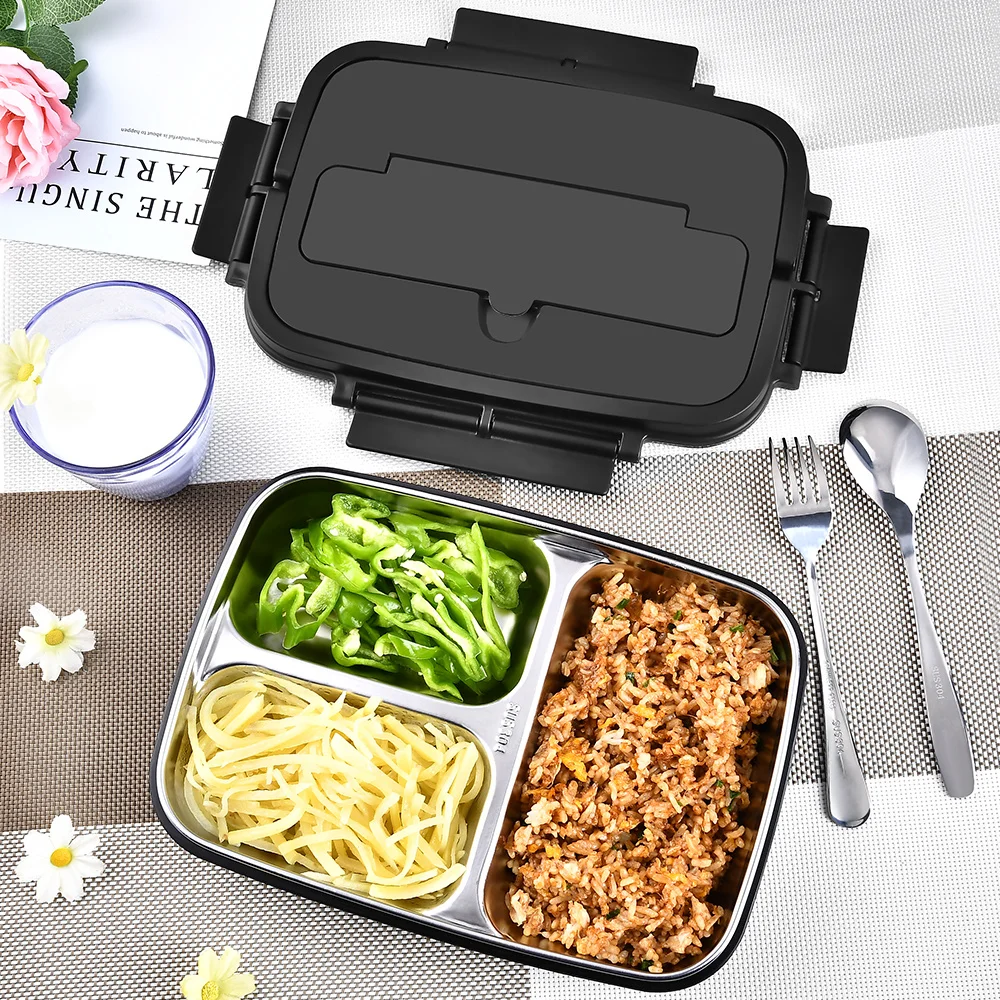 Portable 304 Stainless Steel Microwave Oven Leak Proof Lunch Box Environmental Health Tableware For Students And Office Workers
Portable 304 Stainless Steel Microwave Oven Leak Proof Lunch Box Environmental Health Tableware For Students And Office Workers