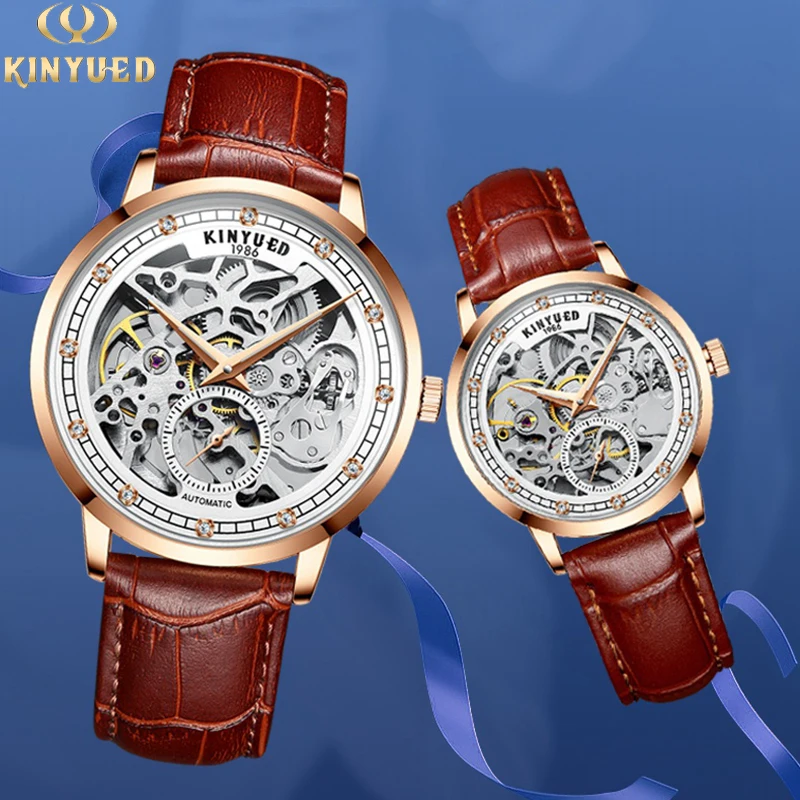 KINYUED Mechanical Lovers Watches Automatic Women Watch Men Waterproof Fashion Brand Couples Wristwatches Relojes Para Hombres
KINYUED Mechanical Lovers Watches Automatic Women Watch Men Waterproof Fashion Brand Couples Wristwatches Relojes Para Hombres