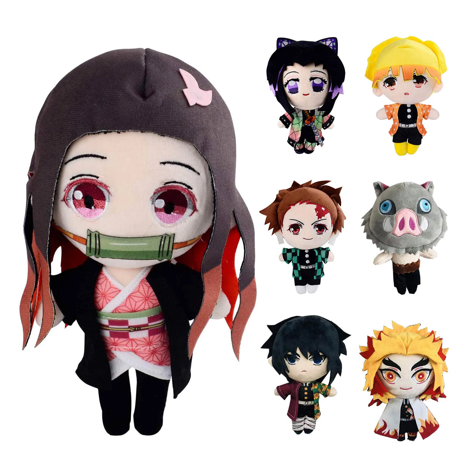 Tanjiro Tomioka Zenitsu Nezuko Anime Plush Toy Soft Doll Gifts Nezuko Tanjiro Zenitsu Garage Kit Gift For Kids
Tanjiro Tomioka Zenitsu Nezuko Anime Plush Toy Soft Doll Gifts Nezuko Tanjiro Zenitsu Garage Kit Gift For Kids