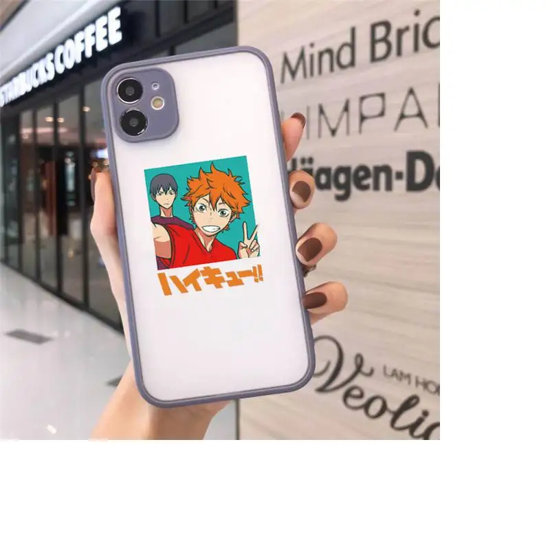 Haikyuu volleyball Hinata attacks Phone Cases Matte transparent For Gray iPhone 12 Mini 11 Pro XR XS Max 7 8 Plus X Back Cover
Haikyuu volleyball Hinata attacks Phone Cases Matte transparent For Gray iPhone 12 Mini 11 Pro XR XS Max 7 8 Plus X Back Cover