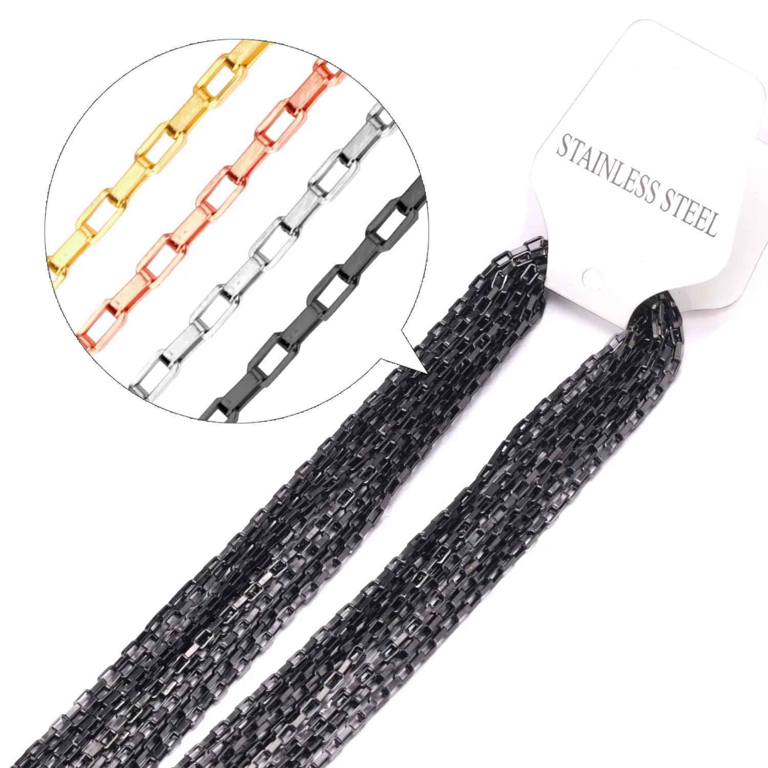 LUXUKISSKIDS 10pcs/lot 45cm-60cm Length 2mm Wholesale Stainless Steel Lots Chains Industry Welding Checkered Chain No Fade 316L
LUXUKISSKIDS 10pcs/lot 45cm-60cm Length 2mm Wholesale Stainless Steel Lots Chains Industry Welding Checkered Chain No Fade 316L