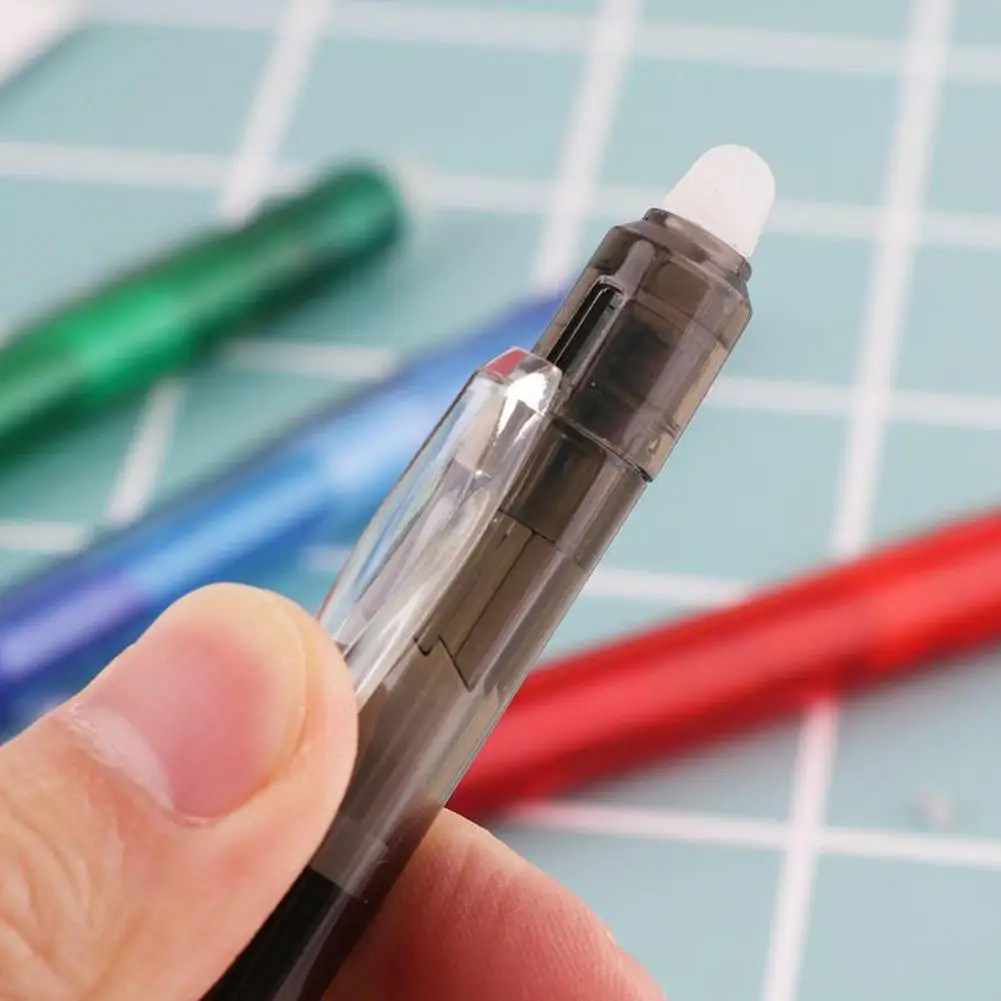 1PC 0.7mm Erasable Pen Refill Button Slide Press Handle Black Retractable Accessories Green Rod Office Blue Gel Red Ink Era E6B2
1PC 0.7mm Erasable Pen Refill Button Slide Press Handle Black Retractable Accessories Green Rod Office Blue Gel Red Ink Era E6B2