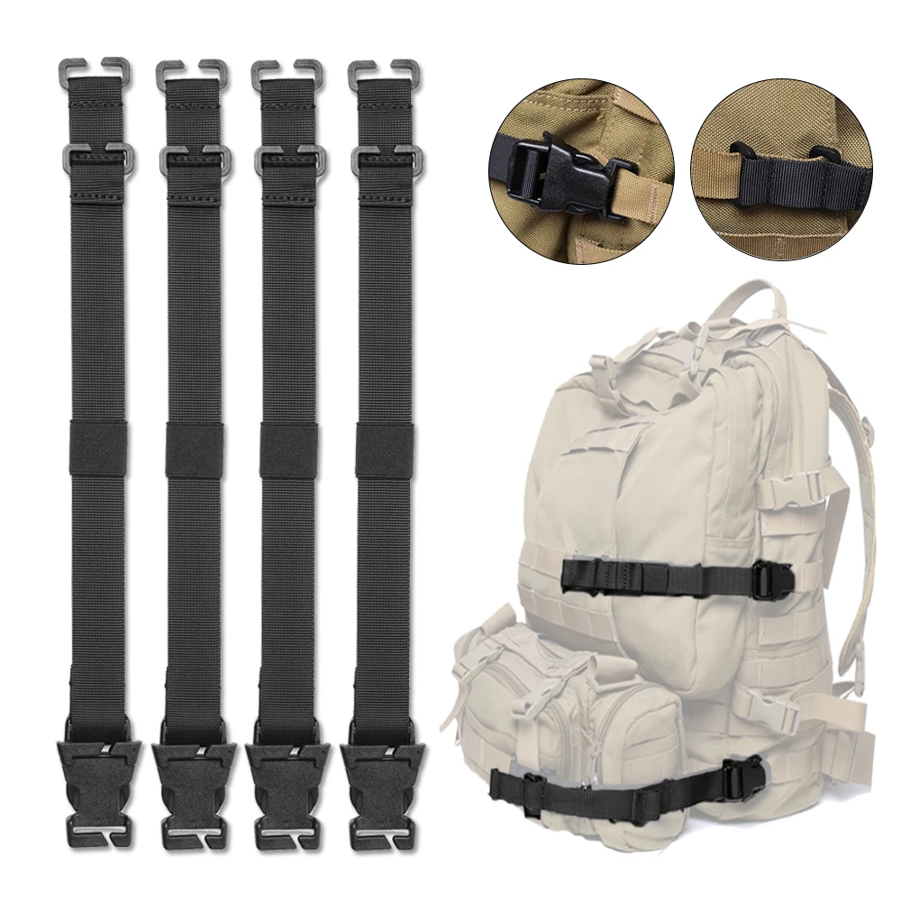 4Pcs Tactical Molle Webbing Straps Military Backpack Vest Molle Extension Straps with Quick Release Buckle Airsoft Gear
4Pcs Tactical Molle Webbing Straps Military Backpack Vest Molle Extension Straps with Quick Release Buckle Airsoft Gear