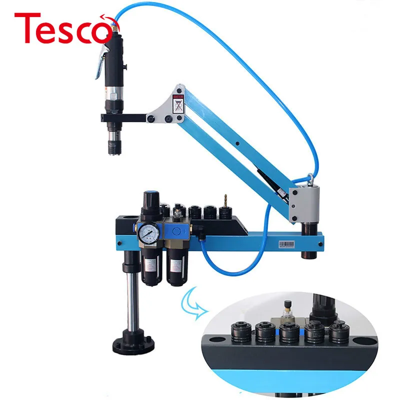 Pneumatic M3-M12 / M3-M16 Universal Type 360 Degrees Air Tapping Machine Drilling Tool
Pneumatic M3-M12 / M3-M16 Universal Type 360 Degrees Air Tapping Machine Drilling Tool