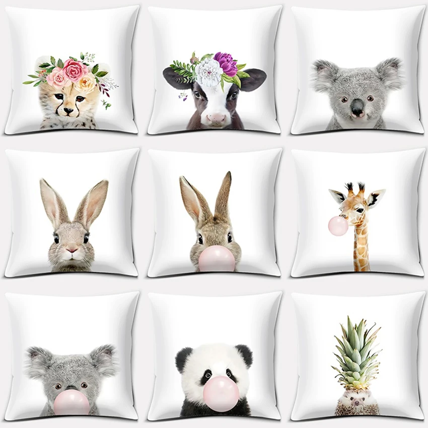Small animals Series Pillow Gift Home Office Decoration Pillow Bedroom Sofa Car Cushion Cover funda de almohada
Small animals Series Pillow Gift Home Office Decoration Pillow Bedroom Sofa Car Cushion Cover funda de almohada