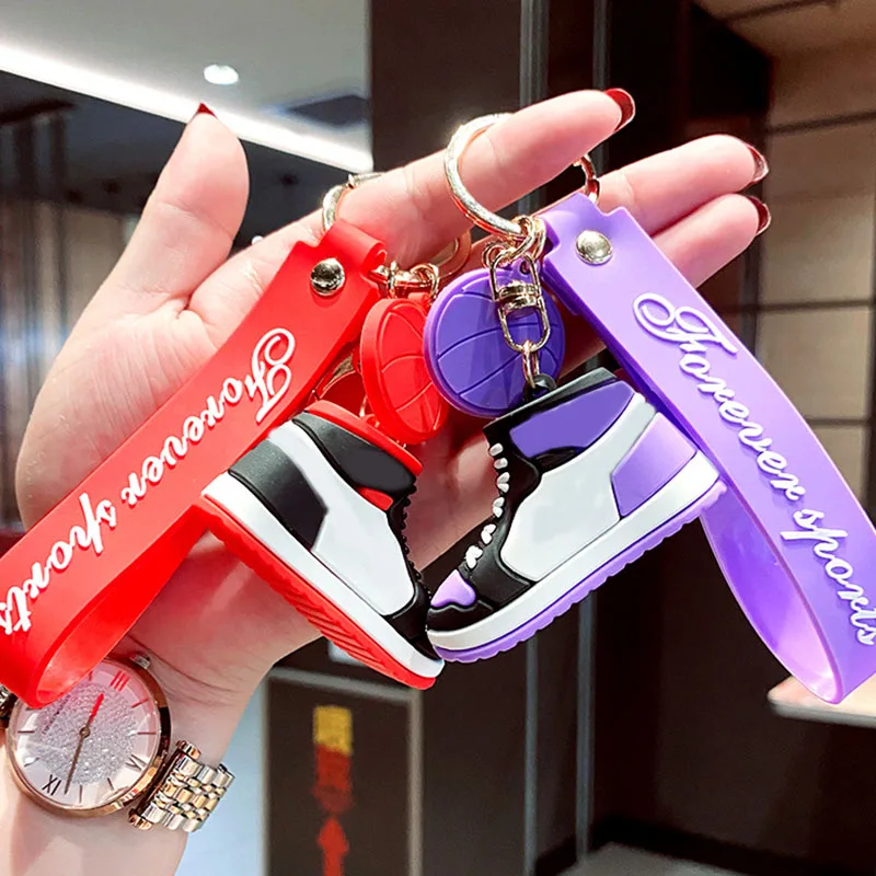 Creative Cartoon Men's And Women's Basketball Shoes PVC Key Chain Personality Fashion Car Key Chain Accessories
Creative Cartoon Men's And Women's Basketball Shoes PVC Key Chain Personality Fashion Car Key Chain Accessories
