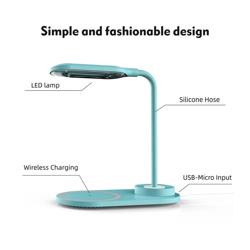 LED Table Lamp 10W Wireless Charging Light Foldable Touch Dimmable Night Light Bedroom Bedside Reading Lamp 160x85x268mm
LED Table Lamp 10W Wireless Charging Light Foldable Touch Dimmable Night Light Bedroom Bedside Reading Lamp 160x85x268mm