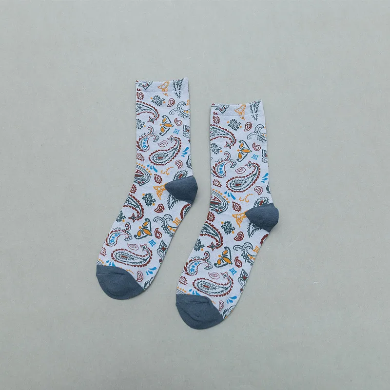 5 Pairs Cotton Women Socks Set Personality Vintage Paisley Fancy Sock Men Funny Soft Cool Retro Novelty Creative Casual Trend
5 Pairs Cotton Women Socks Set Personality Vintage Paisley Fancy Sock Men Funny Soft Cool Retro Novelty Creative Casual Trend