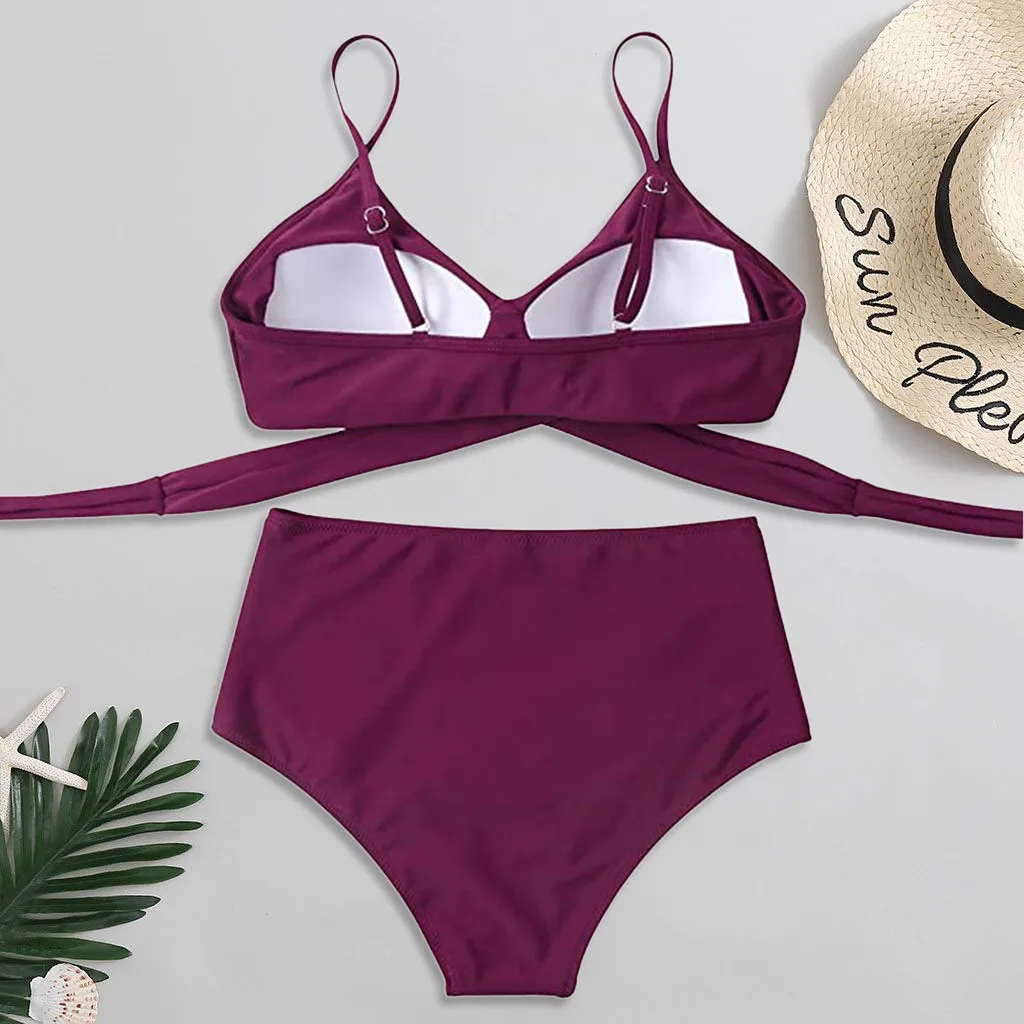2021 New Cross Straps Swimming Suit For Women Summer Swimwear Sexy Soild Bikini Set Push Up Bathing High Waist Swimsuit Biquini
2021 New Cross Straps Swimming Suit For Women Summer Swimwear Sexy Soild Bikini Set Push Up Bathing High Waist Swimsuit Biquini